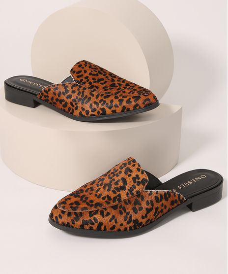 Mule-Feminino-Bico-Fino-Estampado-Animal-Print-de-Onca-Oneself-Multicor-9993199-Multicor_1
