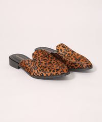 Mule-Feminino-Bico-Fino-Estampado-Animal-Print-de-Onca-Oneself-Multicor-9993199-Multicor_5