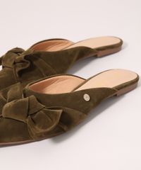 Mule-Feminino-com-Laco-Bico-Fino-Via-Uno-Verde-Escuro-9990517-Verde_Escuro_3