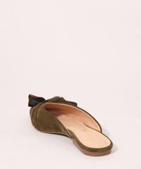 Mule-Feminino-com-Laco-Bico-Fino-Via-Uno-Verde-Escuro-9990517-Verde_Escuro_4
