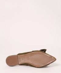 Mule-Feminino-com-Laco-Bico-Fino-Via-Uno-Verde-Escuro-9990517-Verde_Escuro_6
