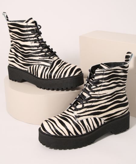 Bota-Coturno-Feminina-Cano-Baixo-Estampada-Animal-Print-de-Zebra-Oneself-Multicor-9993860-Multicor_1