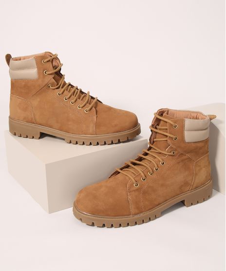 Bota-Coturno-Masculina-Tratorada-Cano-Baixo-Oneself-Marrom-Claro-9993751-Marrom_Claro_1