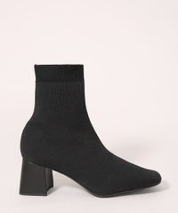 Bota-Feminina-Cano-Baixo-Knit-Salto-Grosso-Medio-Oneself-Preta-9995190-Preto_2