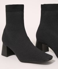 Bota-Feminina-Cano-Baixo-Knit-Salto-Grosso-Medio-Oneself-Preta-9995190-Preto_3