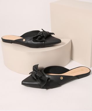 Mule-Feminino-com-Laco-Bico-Fino-Via-Uno-Preto-9990516-Preto_1