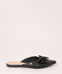 Mule-Feminino-com-Laco-Bico-Fino-Via-Uno-Preto-9990516-Preto_2