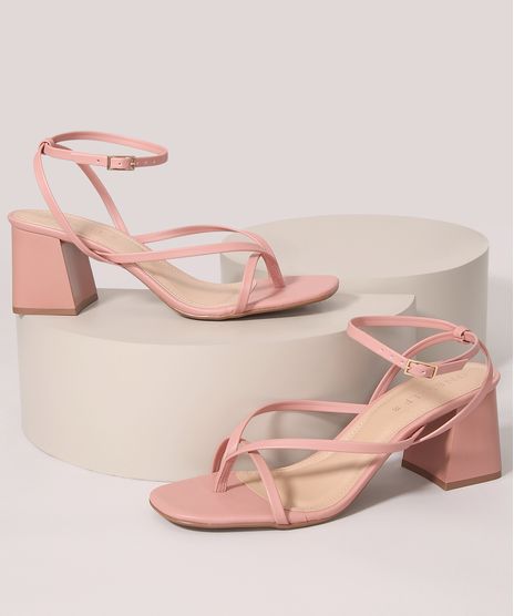 Sandalia-Feminina-Bico-Quadrado-Salto-Medio-Grosso-Oneself-Rosa-9993208-Rosa_1