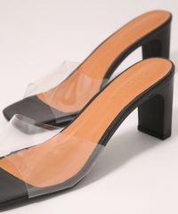 Tamanco-Feminino-com-Tira-em-Vinil-Transparente-Salto-Medio-Reto-Oneself-Preto-9992812-Preto_3