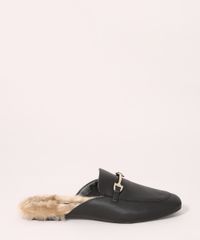 Mule-Feminino-com-Pelucia-Bico-Redondo-Via-Uno-Preto-9990519-Preto_2