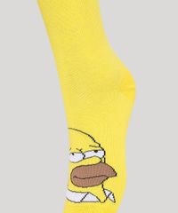 Meia-Cano-Alto-Estampada-Os-Simpsons-Amarela-9986468-Amarelo_4