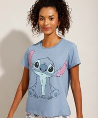 Pijama-de-Algodao-Estampado-Lilo-e-Stitch-Manga-Curta-Azul-Claro-9981137-Azul_Claro_3