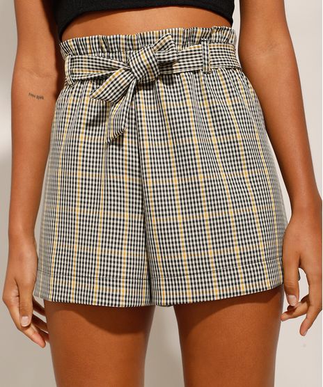 Short-Clochard-Estampado-Xadrez-Vichy-com-Faixa-para-Amarrar-Cintura-Super-Alta-Off-White-9984995-Off_White_1