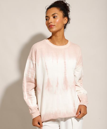 Blusao-de-Moletom-Estampado-Tie-Dye-Decote-Redondo-Rose-9985452-Rose_1