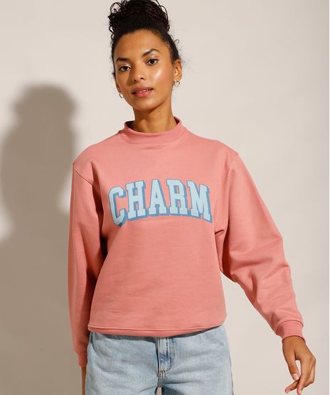 Blusao-de-Moletom--Charm--Flocado-Decote-Redondo-Coral-9989323-Coral_1