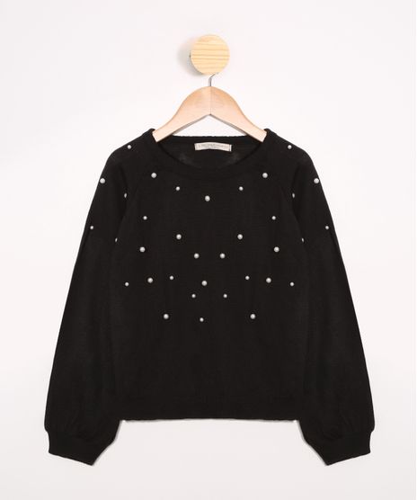 Sueter-de-Trico-infantil-com-Perolas-Preto-9979099-Preto_1
