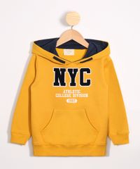 Blusao-Infantil-de-Moletom-com-Capuz-e-Bolso-Canguru-Mostarda-9981347-Mostarda_1