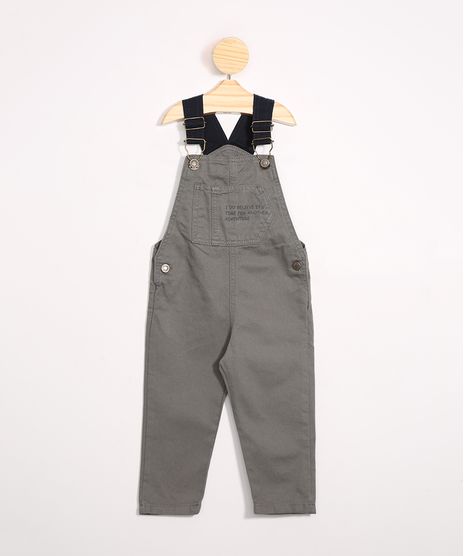 Jardineira-de-Sarja-Infantil-com-Bolsos-Verde-Militar-9987027-Verde_Militar_1