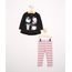 Conjunto-Infantil-de-Blusa-Manga-Longa-Preto---Calca-Legging-Listrada-Multicor-9988768-Multicor_1