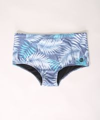 Sunga-Masculina-Tradicional-Estampada-de-Folhagem-Azul-9443752-Azul_1