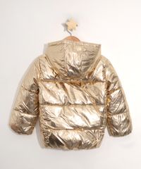 Jaqueta-Infantil-Puffer-Metalizada-com-Bolsos-e-Capuz-Dourada-9972373-Dourado_2