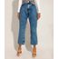 Calca-Jeans-Feminina-Reta-Cintura-Alta-Marmorizada-Cut-Out-Azul-Medio-9971544-Azul_Medio_1