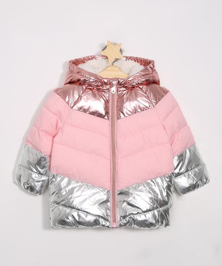 Jaqueta-Infantil-Puffer-com-Recorte-Metalizado-com-Bolsos-e-Capuz-Rosa-Claro-9972342-Rosa_Claro_1 Jaqueta-Infantil-Puffer-com-Recorte-Metalizado-com-Bolsos-e-Capuz-Rosa-Claro-9972342-Rosa_Claro_1
