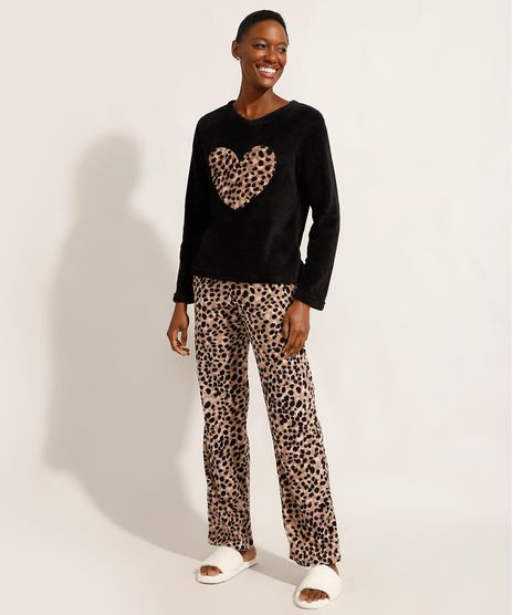 Pijama-Manga-Longa-de-Fleece-Estampado-Animal-Print-Onca-Preto-9974707-Preto_1