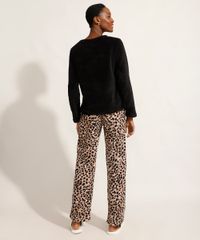Pijama-Manga-Longa-de-Fleece-Estampado-Animal-Print-Onca-Preto-9974707-Preto_2