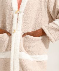 Roupao-de-Fleece-com-Botoes-e-Bolsos-Bege-9974120-Bege_5 Roupao-de-Fleece-com-Botoes-e-Bolsos-Bege-9974120-Bege_5