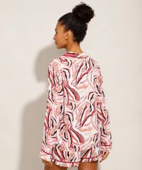 Camisa-de-Pijama-Feminino-com-Vivo-Contrastante-Manga-Longa-Rosa-9954382-Rosa_1_2
