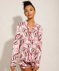 Camisa-de-Pijama-Feminino-com-Vivo-Contrastante-Manga-Longa-Rosa-9954382-Rosa_1_5