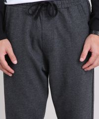 Calca-Masculina-Relaxed-em-Moletom-com-Bolsos-Cinza-Mescla-Escuro-9171391-Cinza_Mescla_Escuro_4 Calca-Masculina-Relaxed-em-Moletom-com-Bolsos-Cinza-Mescla-Escuro-9171391-Cinza_Mescla_Escuro_4