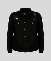 Jaqueta-Masculina-Trucker-de-Sarja-com-Puidos-Preta-9166450-Preto_5