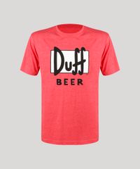 Camiseta-Masculina--Duff-Beer--Os-Simpsons-Manga-Curta-Gola-Careca-Vermelha-9223894-Vermelho_5