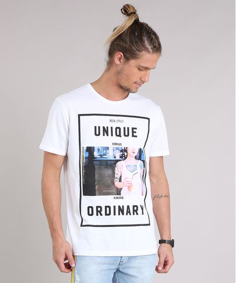 Camiseta-Masculina--Unique-Versus-Ordinary--Manga-Curta-Gola-Careca-Branca-9079879-Branco_1