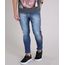 Calca-Jeans-Masculina-Skinny-Cropped-com-Faixa-Lateral-em-Algodao---Sustentavel-Azul-Escuro-9211044-Azul_Escuro_1