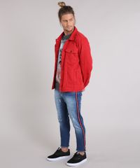 Calca-Jeans-Masculina-Skinny-Cropped-com-Faixa-Lateral-em-Algodao---Sustentavel-Azul-Escuro-9211044-Azul_Escuro_3