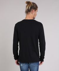 Camiseta-Masculina-Canelada-com-Bolso-Manga-Longa-Preta-9223946-Preto_2