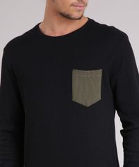 Camiseta-Masculina-Canelada-com-Bolso-Manga-Longa-Preta-9223946-Preto_4