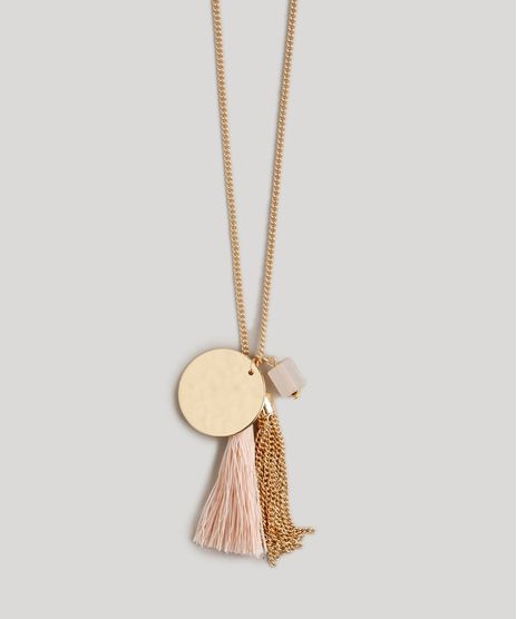 Colar-Feminino-Longo-com-Pingentes-e-Tassel-Dourado-9089152-Dourado_1