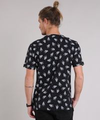 Camiseta-Masculina-Estampada--Rock-Forever--Manga-Curta-Gola-Careca-Preta-9210608-Preto_2