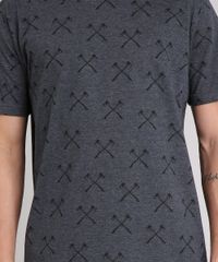 Camiseta-Masculina-Estampada-de-Machados-Manga-Curta-Gola-Careca-Cinza-Mescla-Escuro-9210614-Cinza_Mescla_Escuro_4