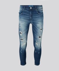 Calca-Jeans-Masculina-Super-Skinny-Cropped-Destroyed-Azul-Escuro-9137830-Azul_Escuro_5