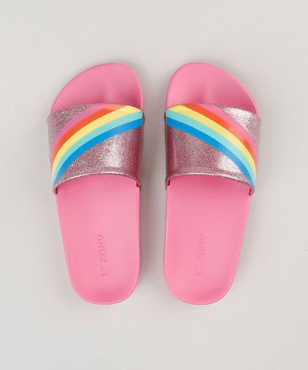 Chinelo-Slide-Infantil-Zaxy-com-Glitter-e-Arco-Iris-Rosa-9232424-Rosa_1 Chinelo-Slide-Infantil-Zaxy-com-Glitter-e-Arco-Iris-Rosa-9232424-Rosa_1