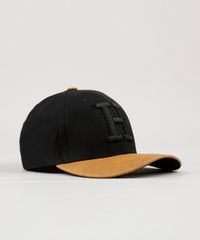 Bone-Masculino-com-Bordado--H--Aba-Curva-Preto-8684267-Preto_2
