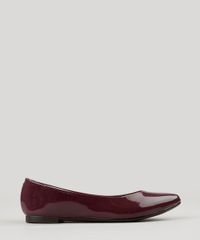 Sapatilha-Feminina-Bico-Fino-Moleca-em-Verniz-Vinho-9164051-Vinho_1
