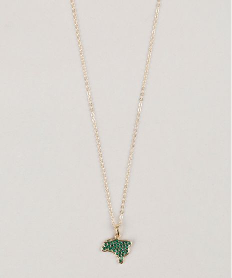 Colar-Feminino-Brasil-com-Strass-Dourado-9218930-Dourado_1