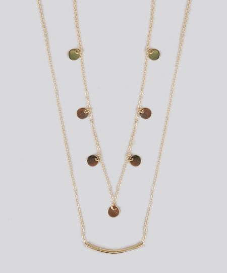 Kit-de-2-Colares-Femininos-com-Pingentes-Dourado-9160657-Dourado_1