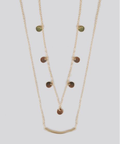 Kit-de-2-Colares-Femininos-com-Pingentes-Dourado-9160657-Dourado_1